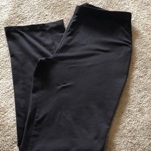 Black relaxed workout or regular lounge pant.